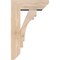 Ekena Millwork Merced Slat Smooth Bracket w/ Offset Brace, Douglas Fir, 5 1/2"W x 14"D x 22"H BKT0604X14X22MRC06SDF - alternate 4